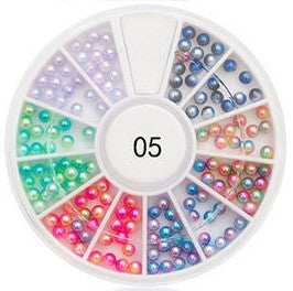 180 boules colorées en strass