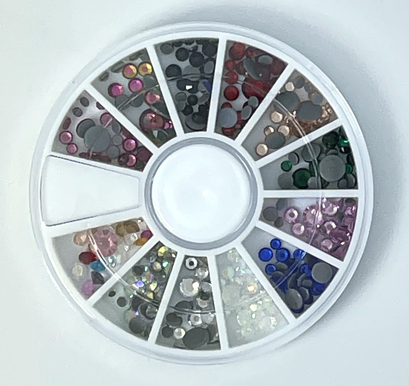 360 Strasssteine verschiedene Farben und Grössen