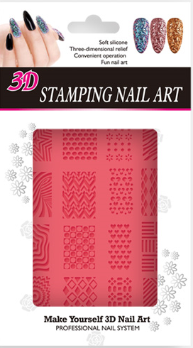 3D Silikon Stamping Matte XY03