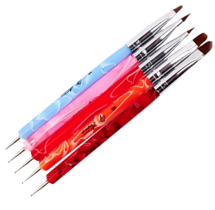 5er Set Gel Pinsel & Dotting Pen