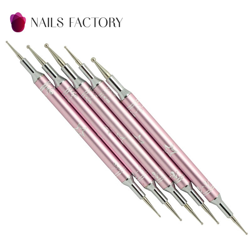 5er Set Metall Dotting Pen Pink