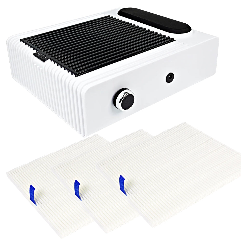 Absaugung für Nägel Deluxe + 3 Ersatzfilter Bundle