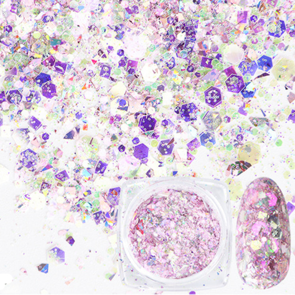 Extrem Nailart Glitzer Rosa