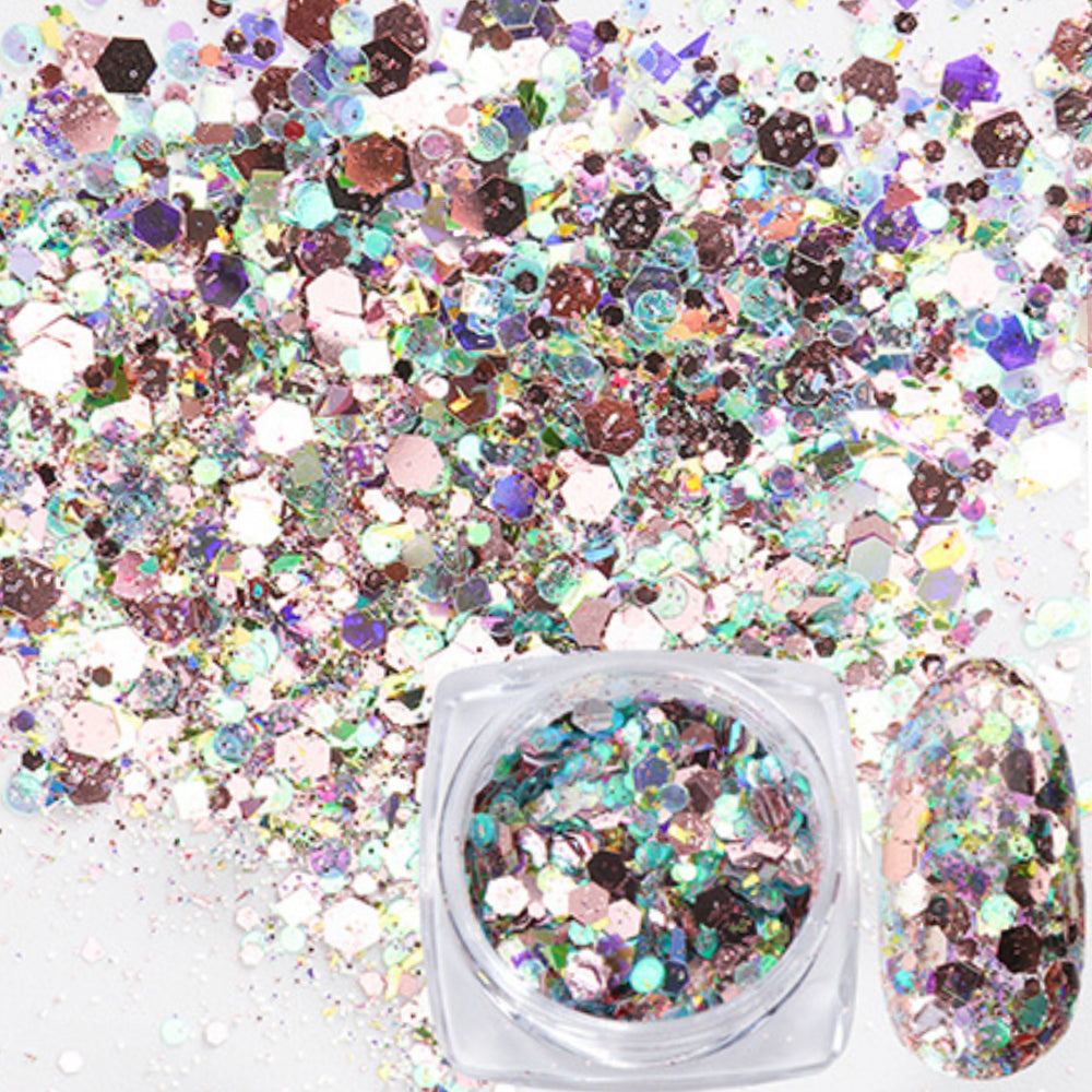 Extrem Nailart Glitzer Rose Gold