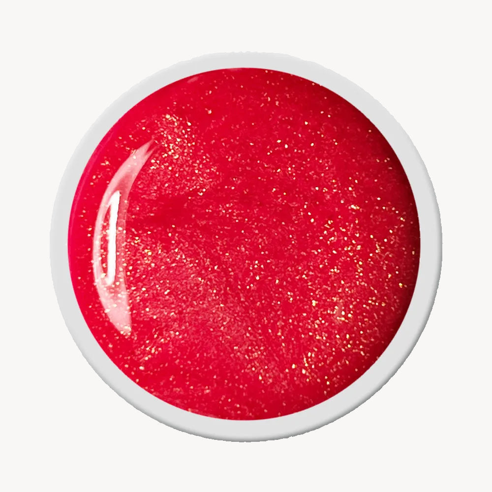 Farbgel Glitter Pink Star 5ml