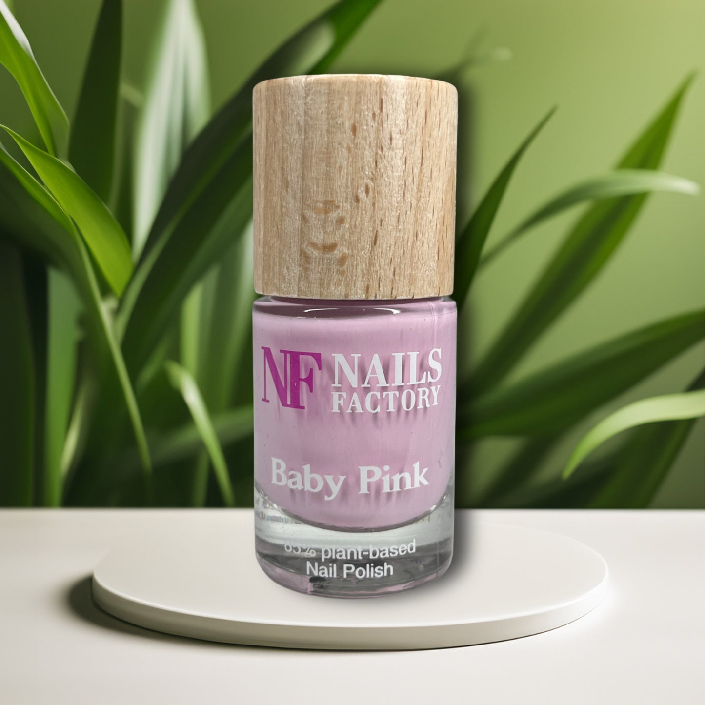 Green Plant Based Nagellack Baby Pink Nails Factory