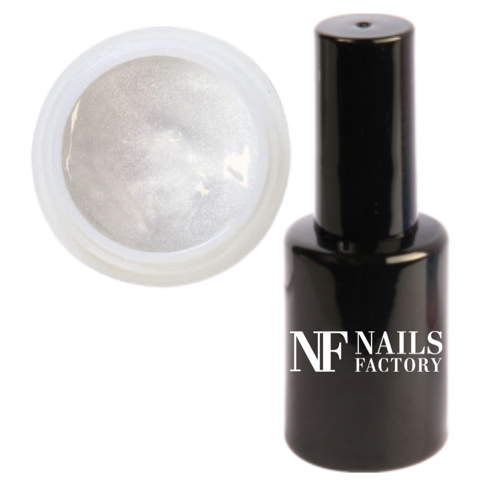 Nails Factory Finish Gel Sparkle Silver