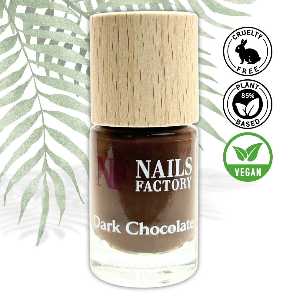Green Plant Based Nagellack Dark Chocolate
