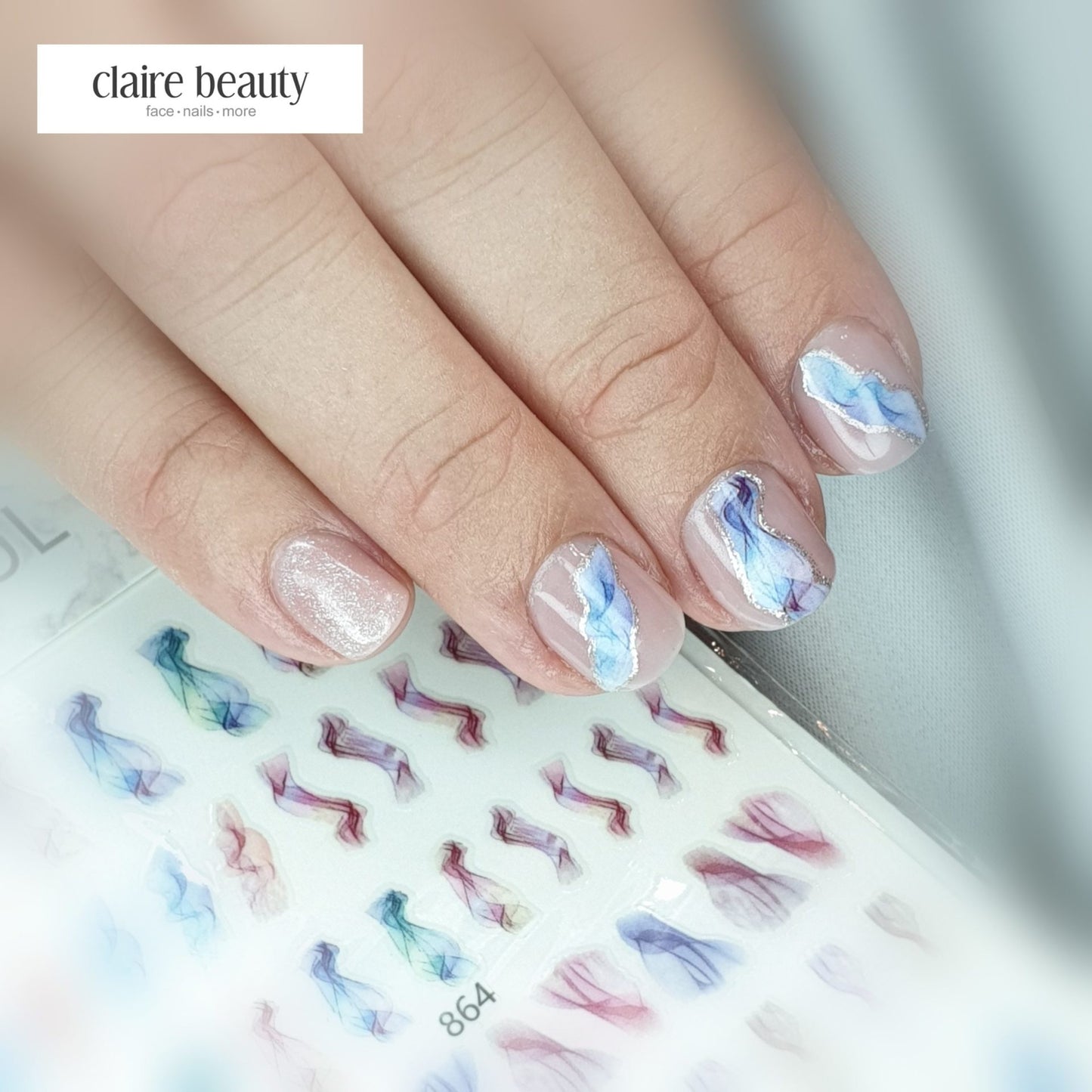 Nail Sticker Aquarell