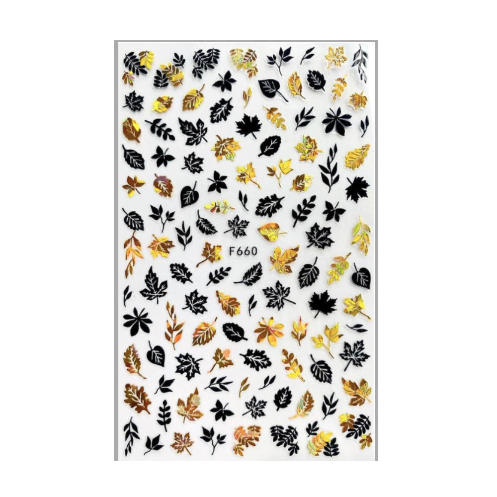 Nail Sticker Herbstblätter