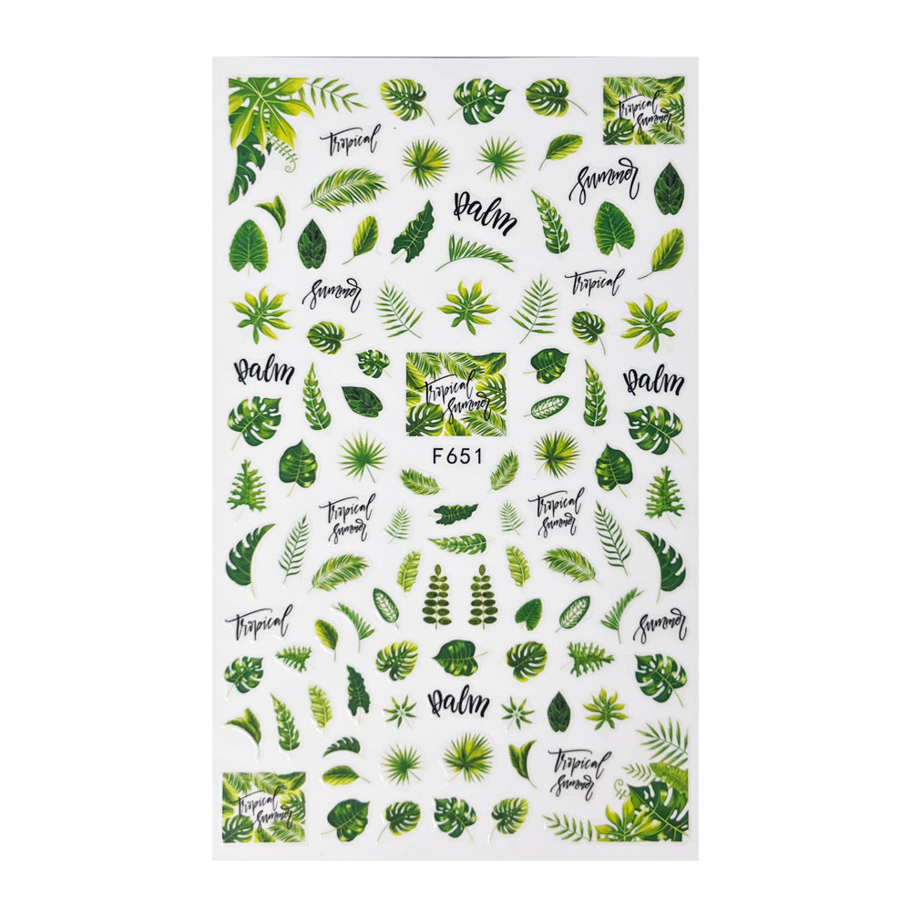 Nail Sticker Tropical