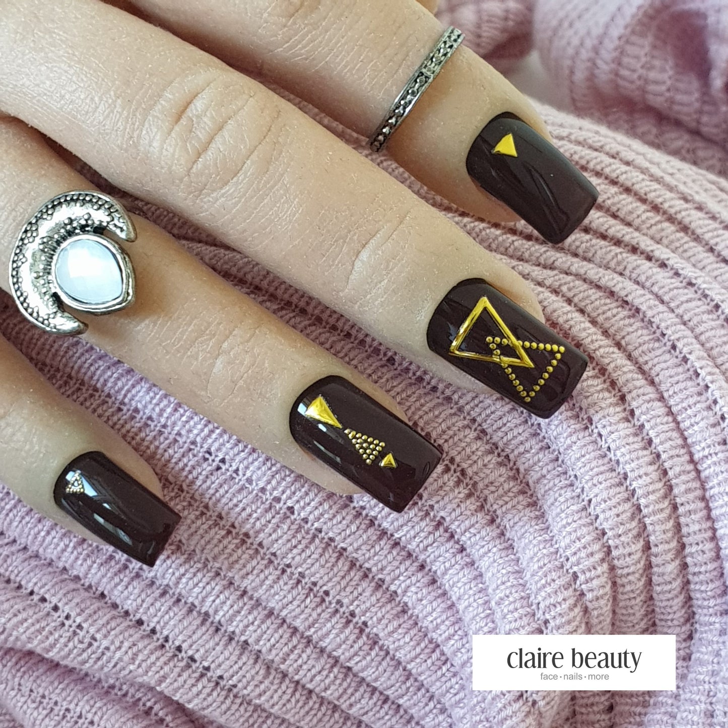 Nail Sticker Triangle 3D