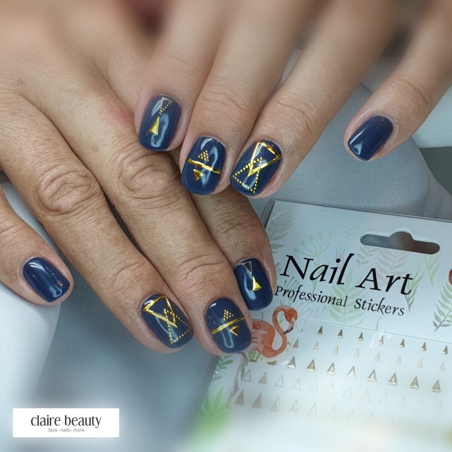 Nail Sticker Triangle 3D