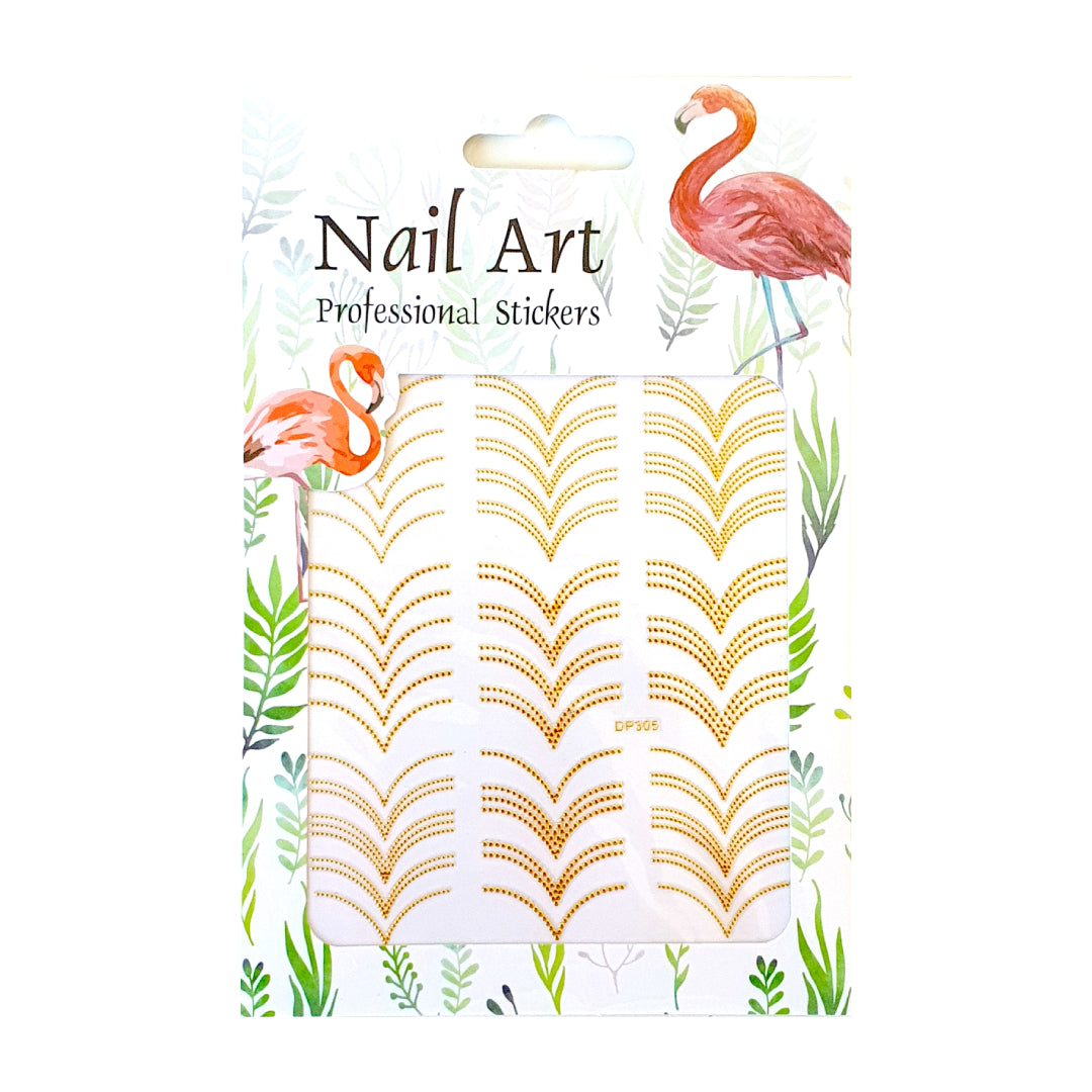 Nail Sticker V-Form 3D