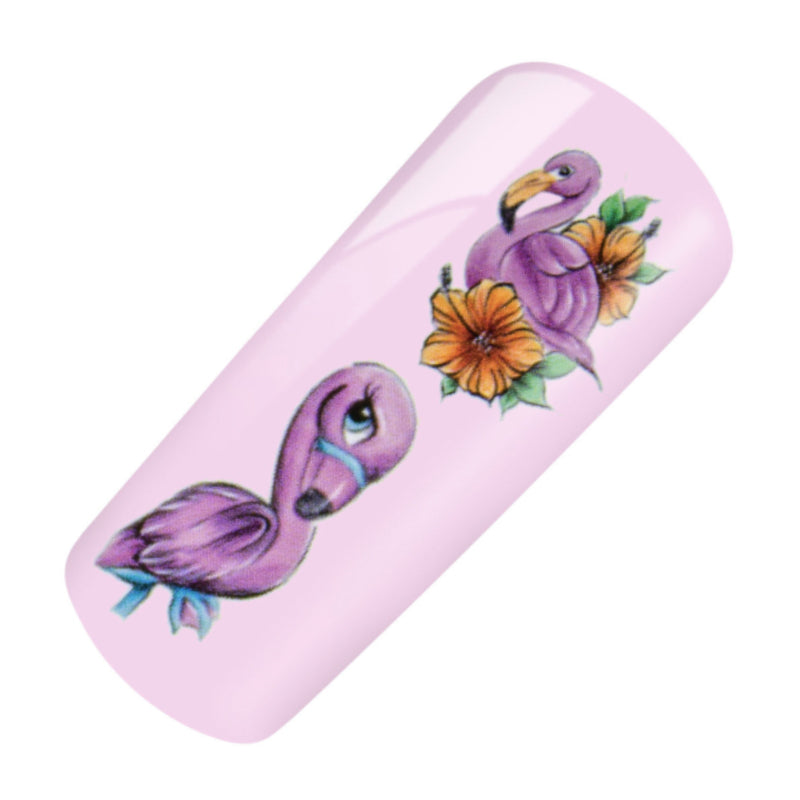 Nailart Tattoo Flamingos