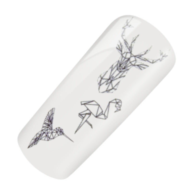 Nailart Tattoo Geometrie Frühling
