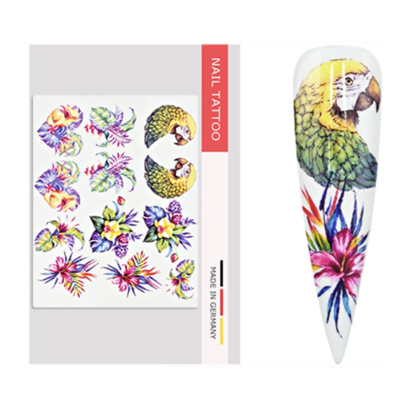 Nailart Tattoo Tropical II