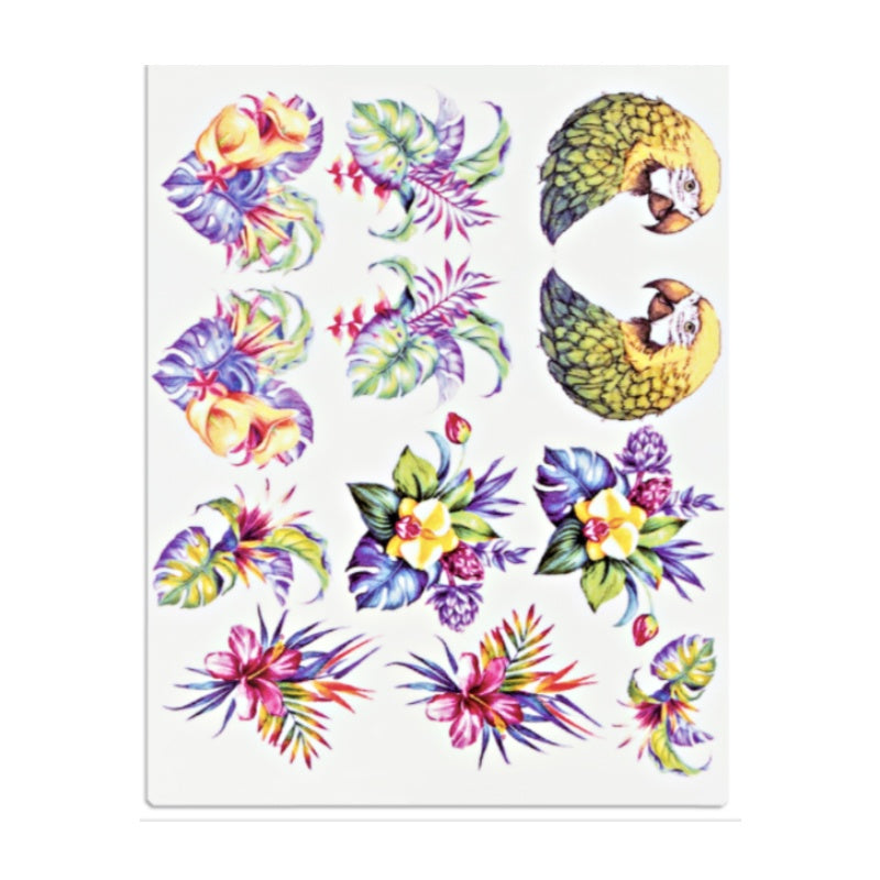 Nailart Tattoo Tropical II