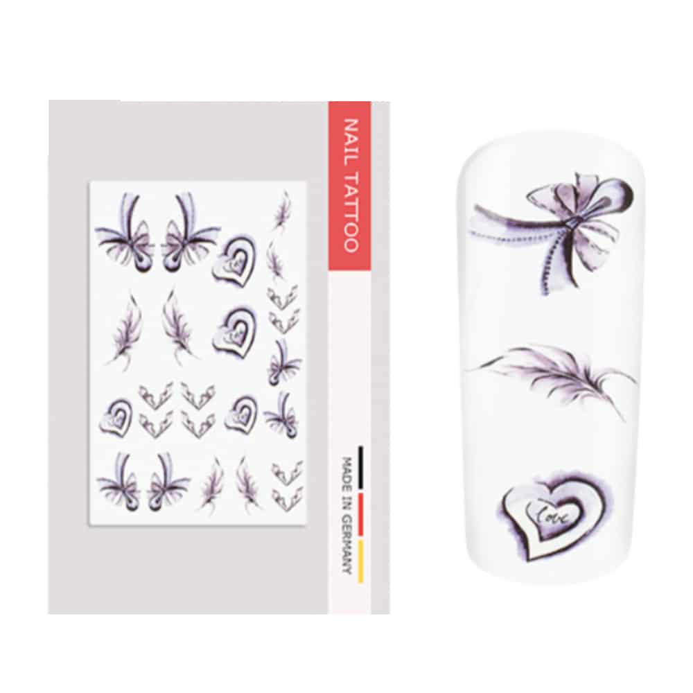 Nailart Tattoo Vintage Love