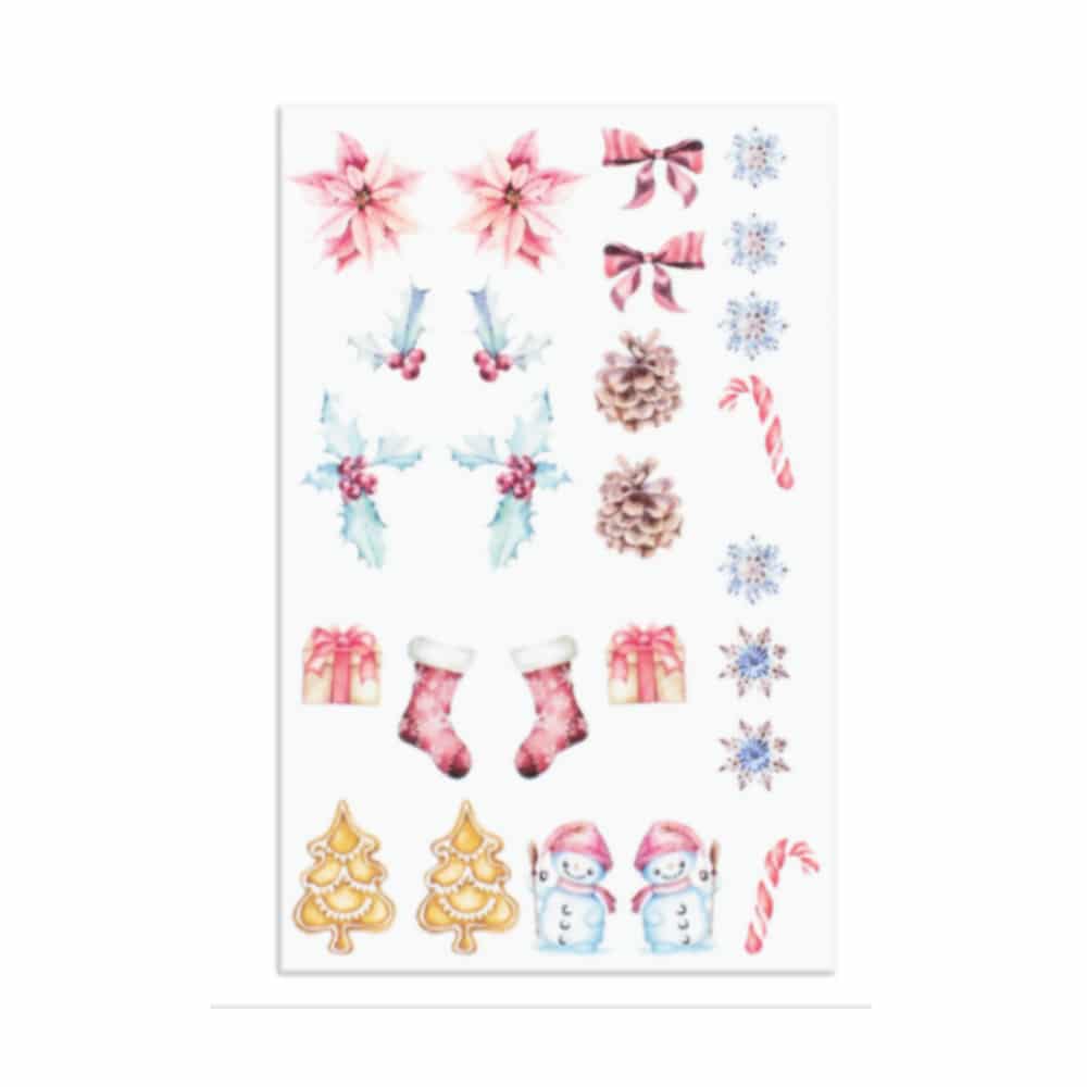 Nailart Tattoo Weihnachtswichtel
