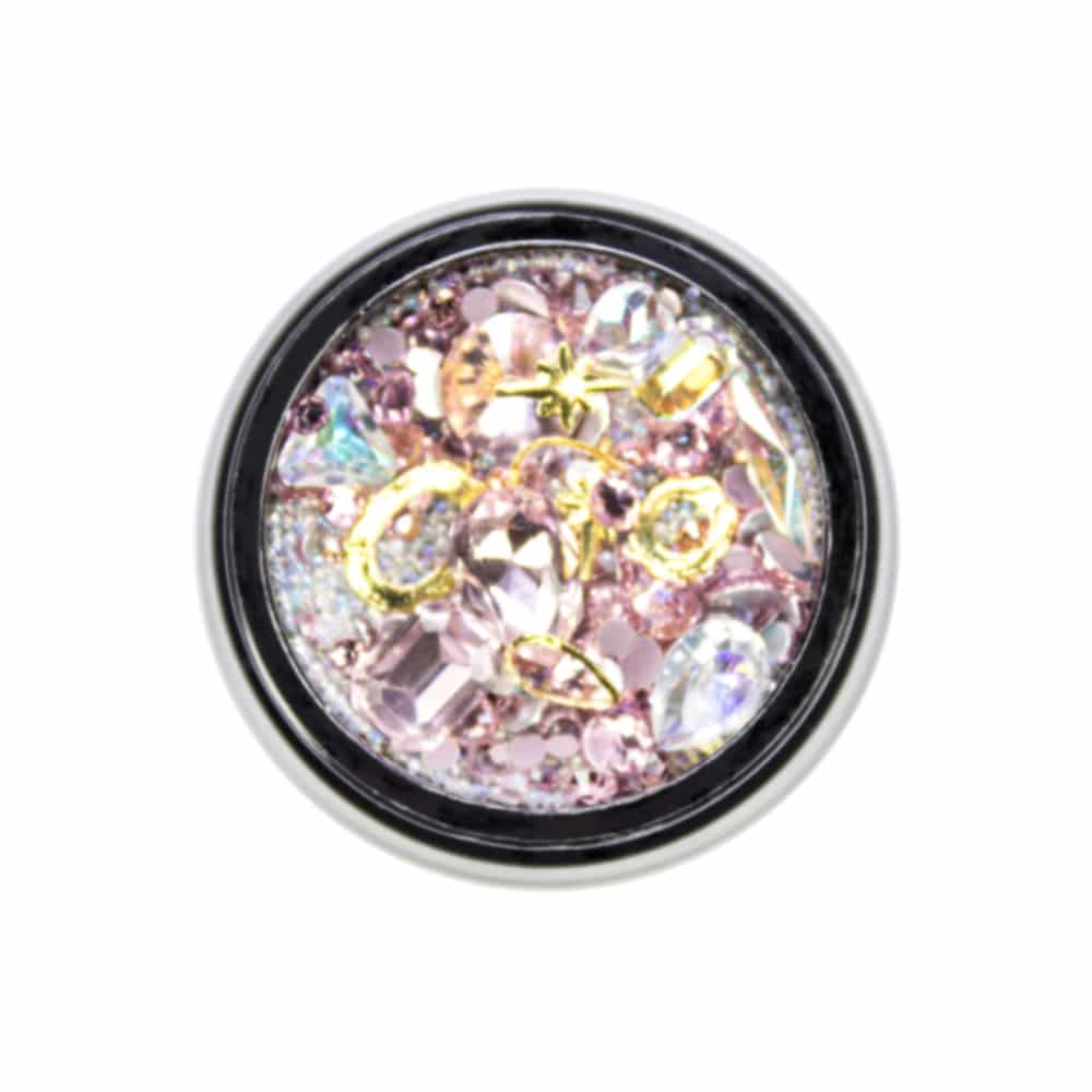 Nailart Strasssteine & Overlays Mix Rosa