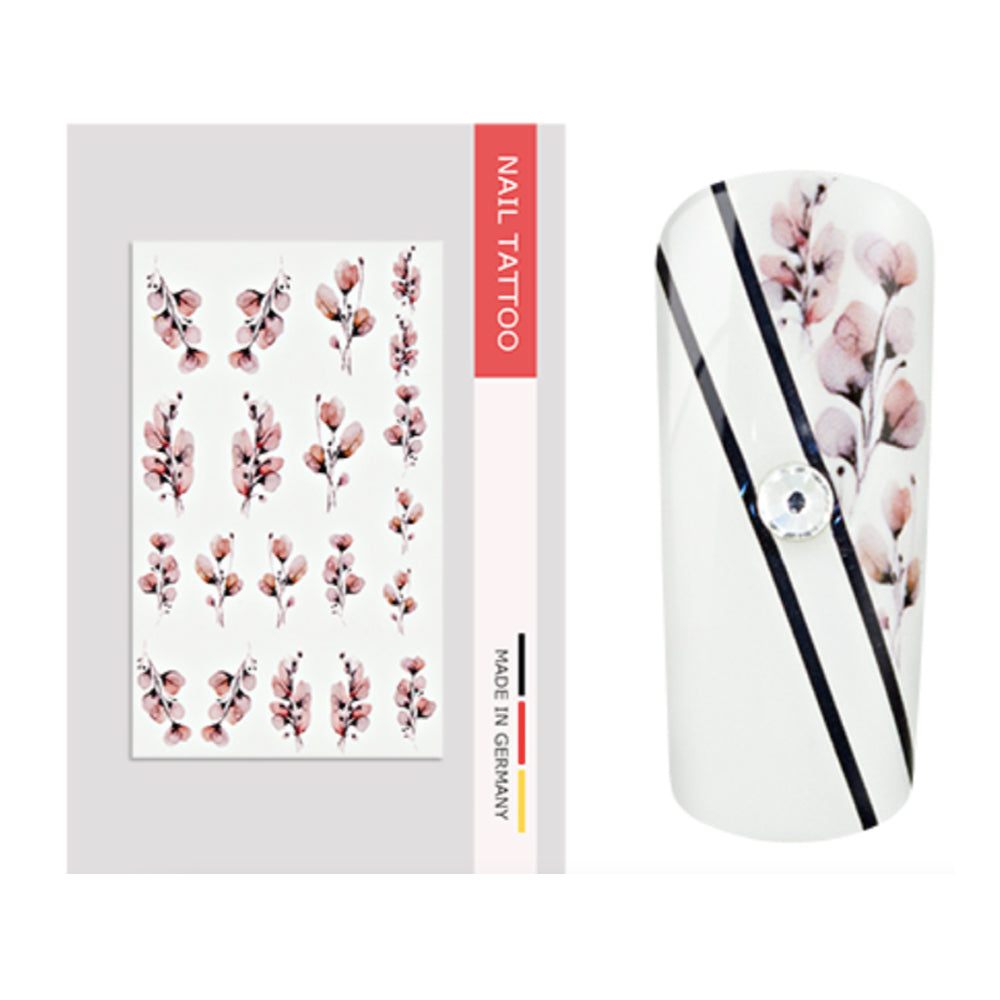 Nailart Tattoo Blume XVI