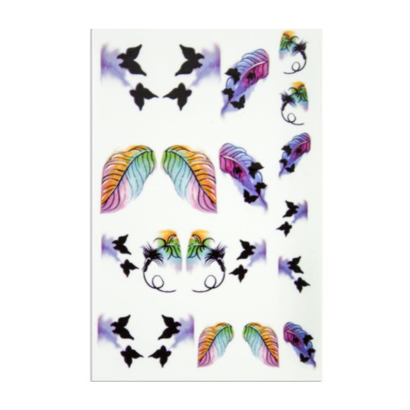 Nailart Tattoo Schmetterling III