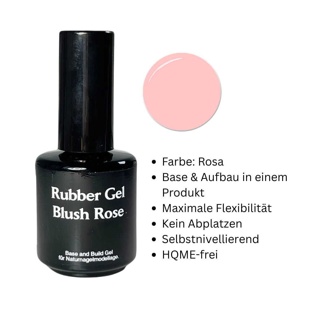 Rubber Base Gel Blush Rose 14ml