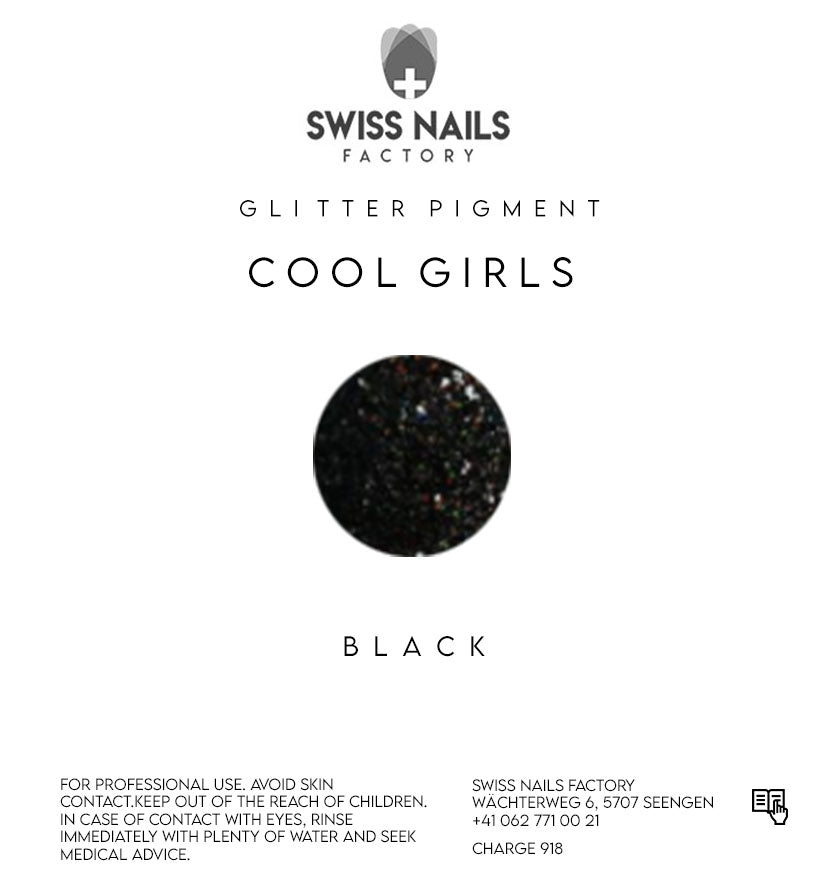 Autumn-winter cool girls sequins - Black DP12