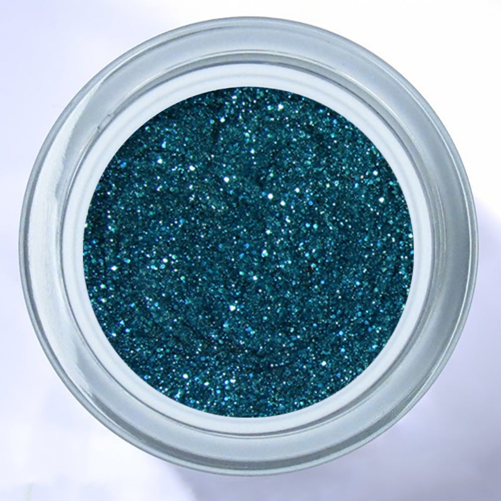 claire beauty Farbgel Glitter Aqua