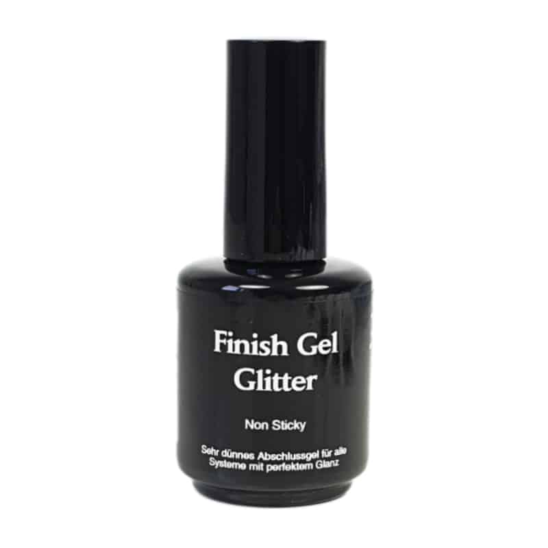 Finish Gel Glitter Silber