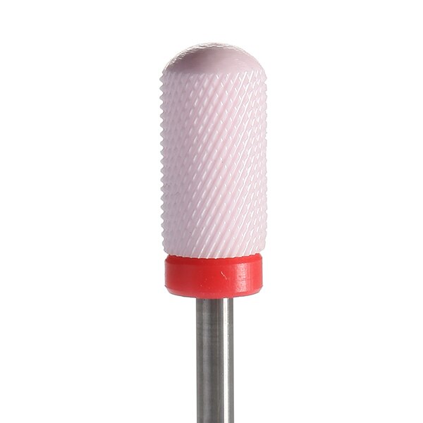 Ceramic milling cutter - cylindrical shape with chamfer, pink, fine
