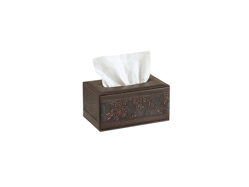 Kleenex/Cosmetic Tissue Box Copper Flower