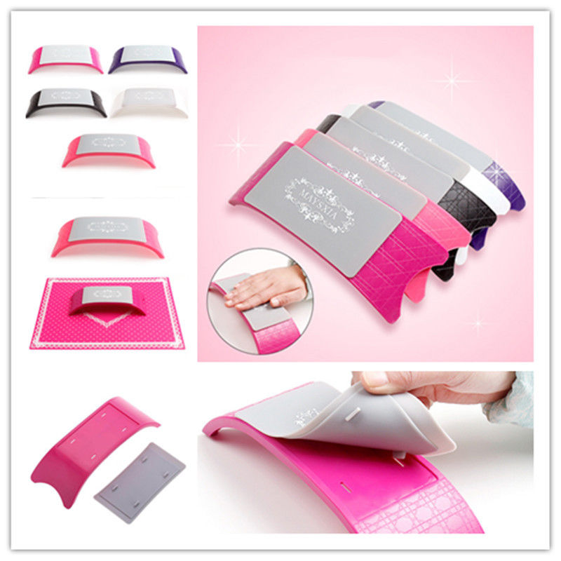 Pink plastic hand rest