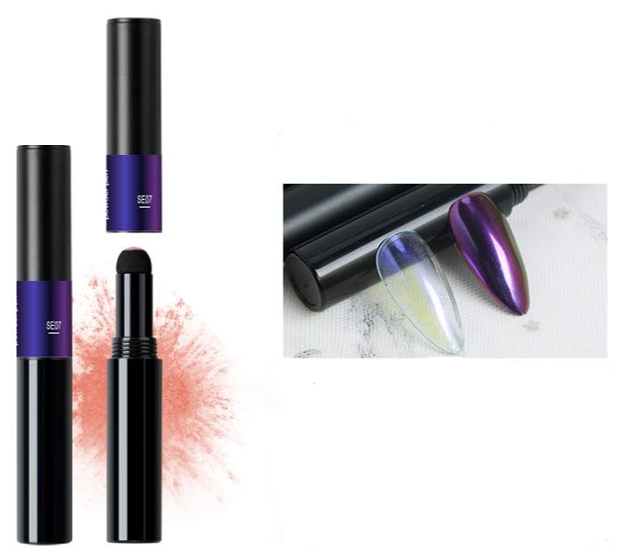 Magic mirror aurora powder pen - Purple SE07