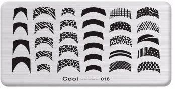 Nailart Stamping Schablone Nr. 16
