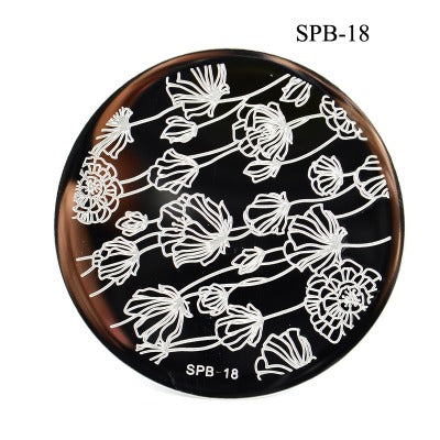 Gabarit rond pour nail art SPB-18