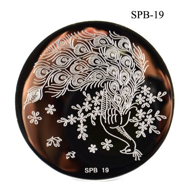 Gabarit rond pour nail art SPB-19