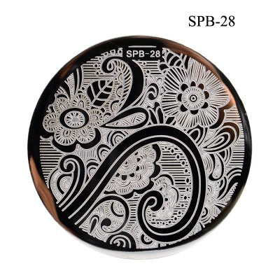 Gabarit rond pour nail art SPB-28
