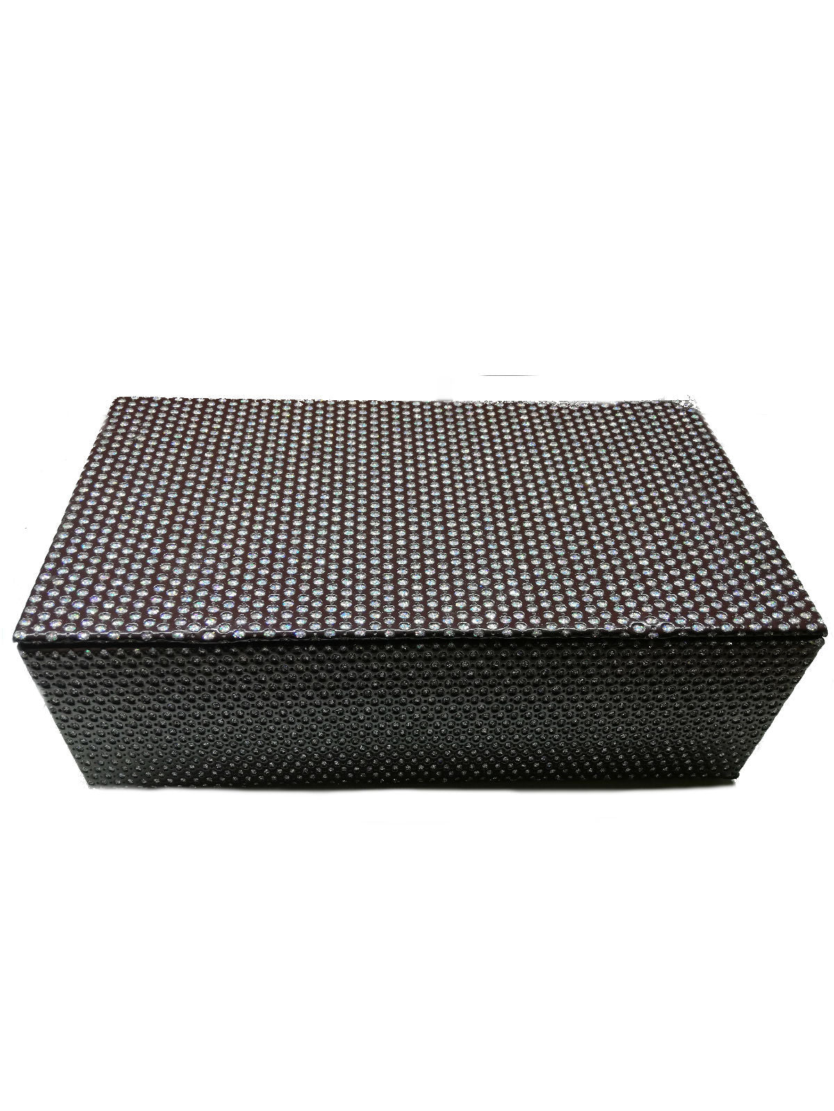 SchmuckAufbewahrungsbox Glitter Dunkelkirsch