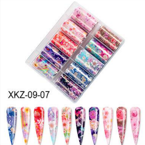 Transferfolien Set XKZ-09-07 mit 10 Rollen