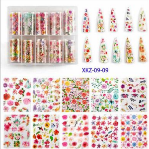 Transferfolien Set XKZ-09-09 mit 10 Rollen