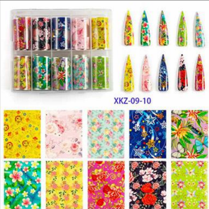 Transferfolien Set XKZ-09-10 mit 10 Rollen