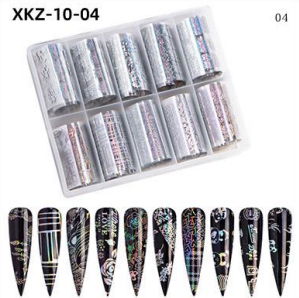 Transferfolien Set XKZ-10-04 mit 10 Rollen