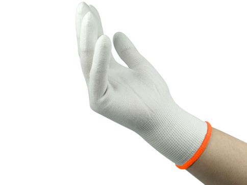 1 Paar Nylon Handschuhe Weiss
