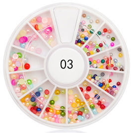 180 rhinestones, colorful Smarties