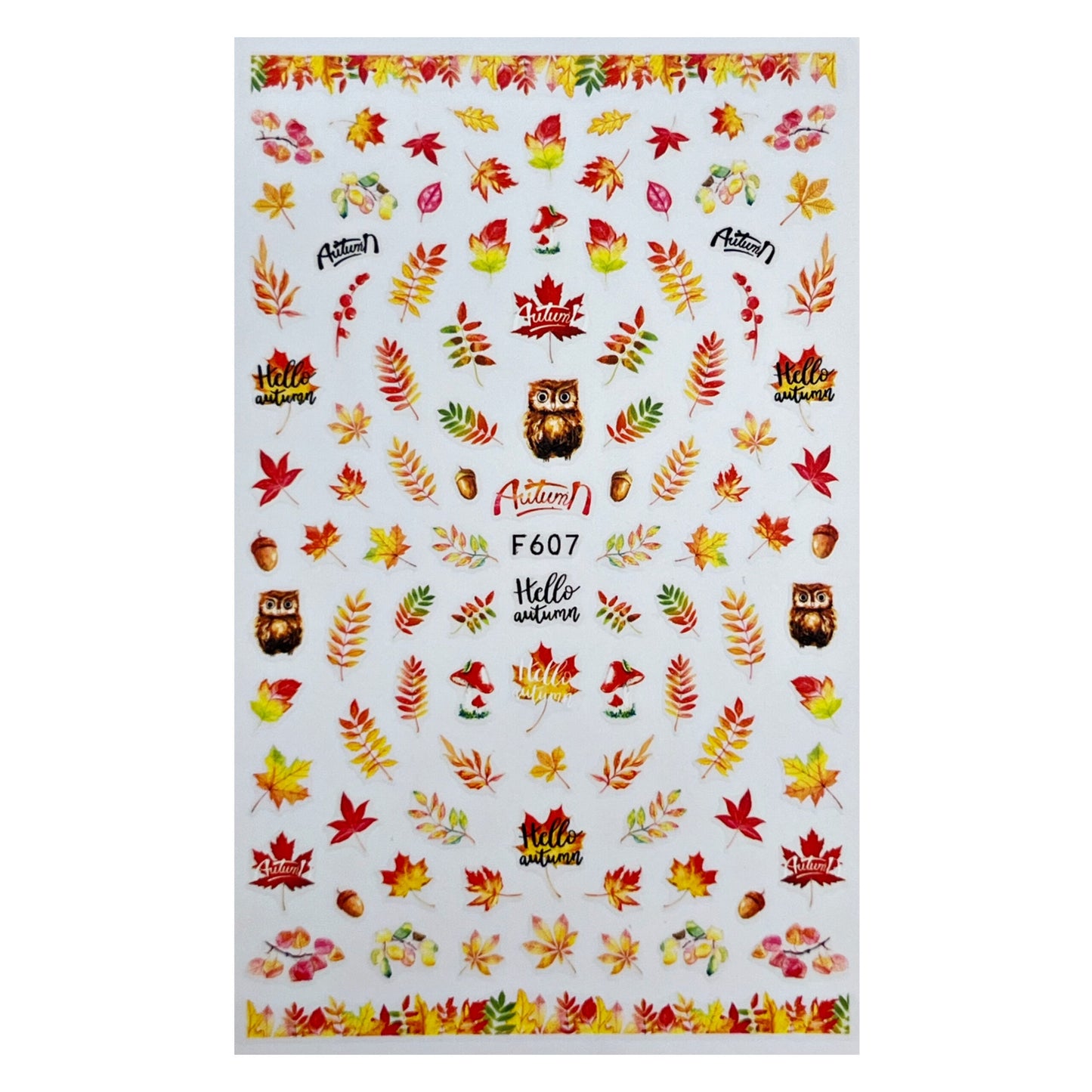 Nail Sticker Hello Autumn