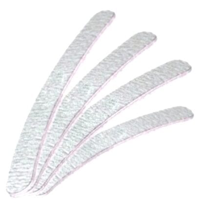 Limes à ongles professionnelles incurvées/bananes Zebra 100/180