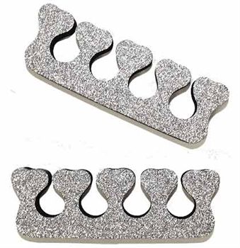 2x Zehentrenner Weiss