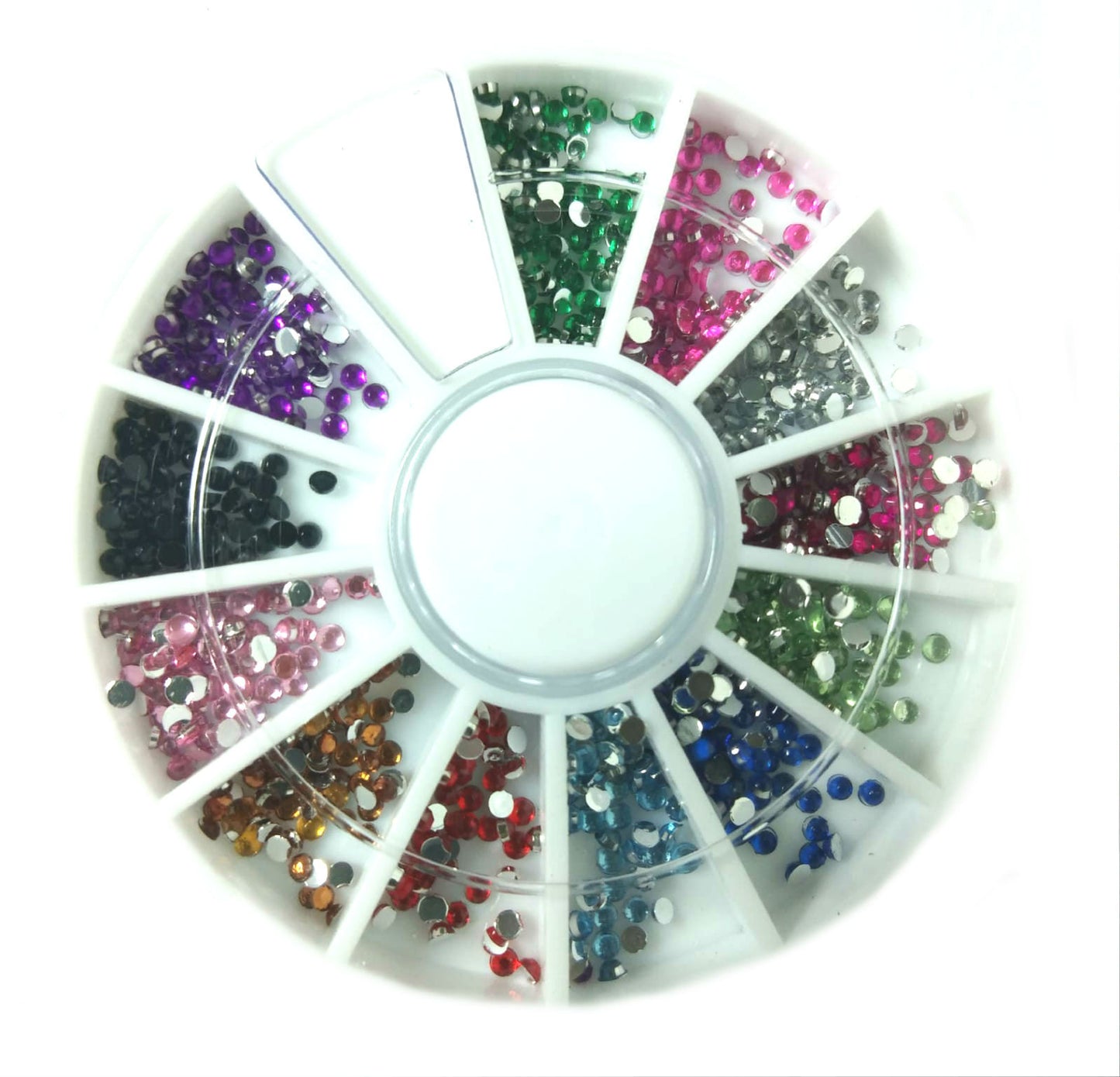 360 Strasssteine farbig klein